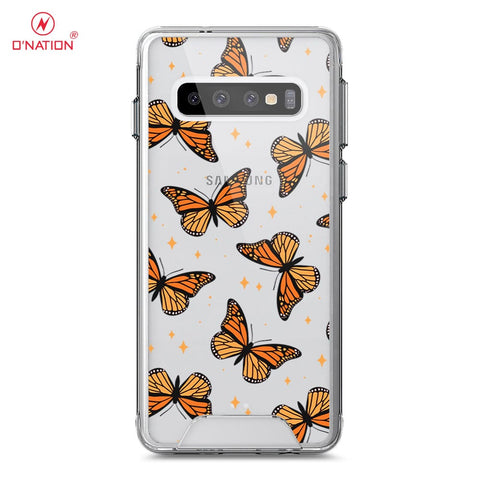Samsung Galaxy S10 Plus Cover - O'Nation Butterfly Dreams Series - 9 Designs - Clear Phone Case - Soft Silicon Bordersx