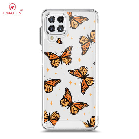 Samsung Galaxy A22 Cover - O'Nation Butterfly Dreams Series - 9 Designs - Clear Phone Case - Soft Silicon Borders
