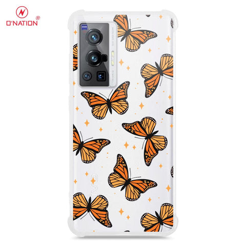 Vivo X70 Pro Cover - O'Nation Butterfly Dreams Series - 9 Designs - Clear Phone Case - Soft Silicon Borders