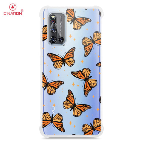 Vivo V19 Cover - O'Nation Butterfly Dreams Series - 9 Designs - Clear Phone Case - Soft Silicon Borders