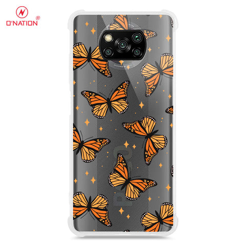 Xiaomi Poco X3 Pro Cover - O'Nation Butterfly Dreams Series - 9 Designs - Clear Phone Case - Soft Silicon Borders