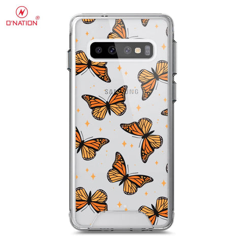 Samsung Galaxy S10 Cover - O'Nation Butterfly Dreams Series - 9 Designs - Clear Phone Case - Soft Silicon Bordersx
