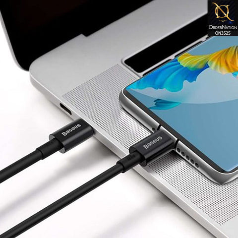 Baseus Superior TypeC to TypeC 100W 1M Fast Charging Data Cable - Black