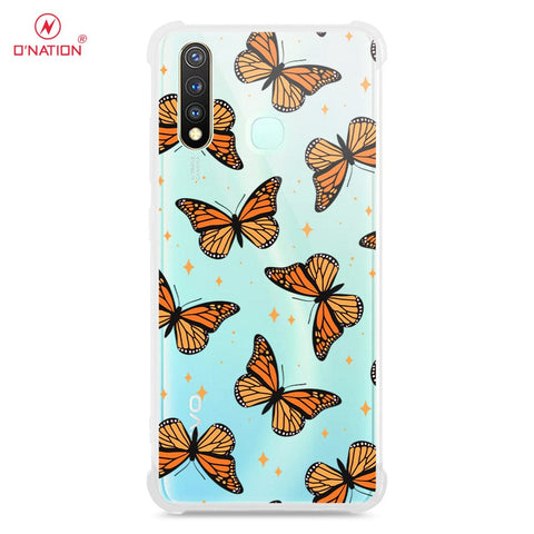 Vivo Y19 Cover - O'Nation Butterfly Dreams Series - 9 Designs - Clear Phone Case - Soft Silicon Borders