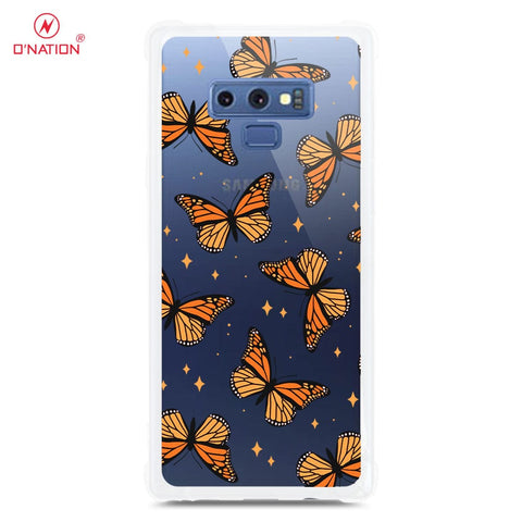 Samsung Galaxy Note 9 Cover - O'Nation Butterfly Dreams Series - 9 Designs - Clear Phone Case - Soft Silicon Borders