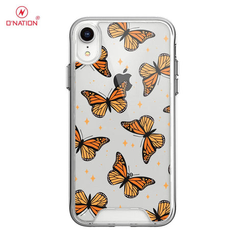 iPhone XR Cover - O'Nation Butterfly Dreams Series - 9 Designs - Clear Phone Case - Soft Silicon Borders U12