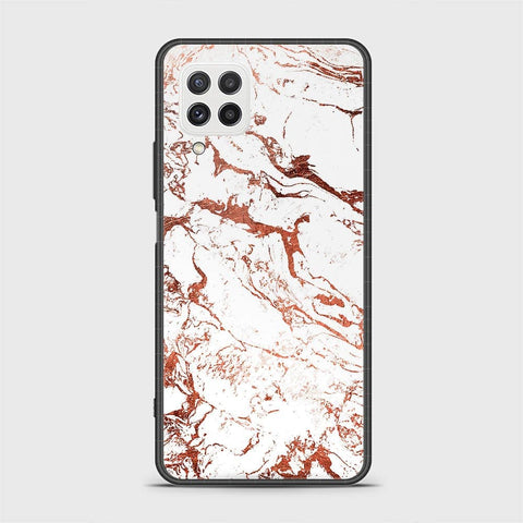 Samsung Galaxy M32 Cover - White Marble Series 2 - HQ Ultra Shine Premium Infinity Glass Soft Silicon Borders Case