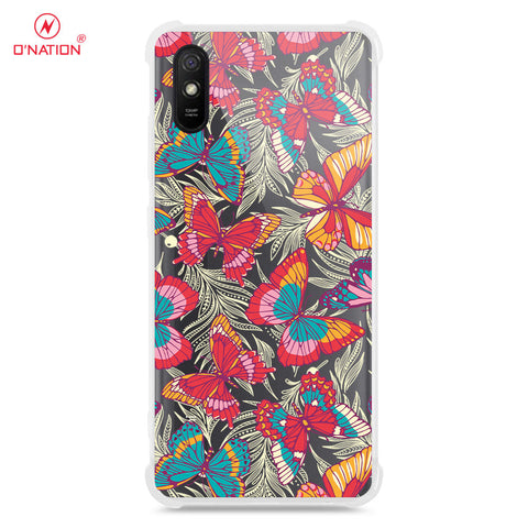 Xiaomi Redmi 9i Cover - O'Nation Butterfly Dreams Series - 9 Designs - Clear Phone Case - Soft Silicon Borders