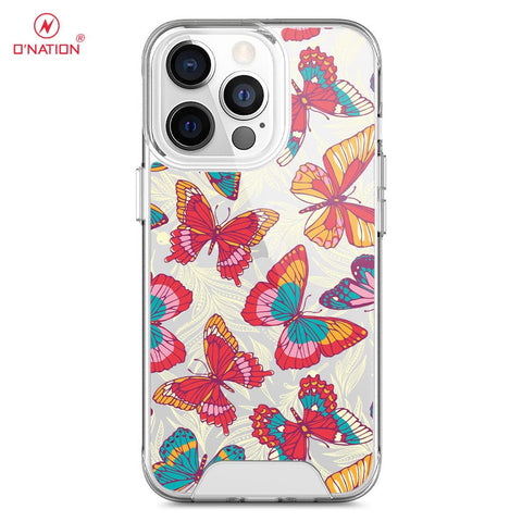 iPhone 13 Pro Cover - O'Nation Butterfly Dreams Series - 9 Designs - Clear Phone Case - Soft Silicon Borders