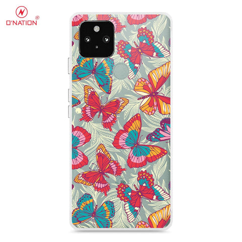 Google Pixel 5 XL Cover - O'Nation Butterfly Dreams Series - 9 Designs - Clear Phone Case - Soft Silicon Borders