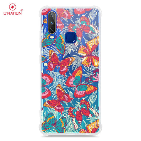 Vivo Y15 Cover - O'Nation Butterfly Dreams Series - 9 Designs - Clear Phone Case - Soft Silicon Borders
