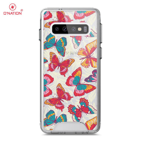 Samsung Galaxy S10 Cover - O'Nation Butterfly Dreams Series - 9 Designs - Clear Phone Case - Soft Silicon Bordersx
