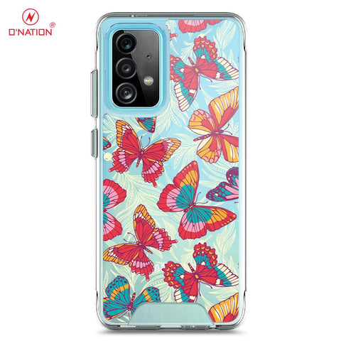 Samsung Galaxy A52s 5G Cover - O'Nation Butterfly Dreams Series - 9 Designs - Clear Phone Case - Soft Silicon Borders
