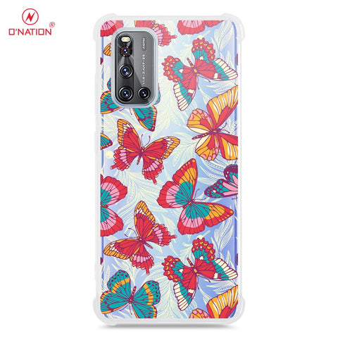 Vivo V19 Cover - O'Nation Butterfly Dreams Series - 9 Designs - Clear Phone Case - Soft Silicon Borders