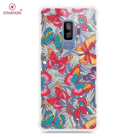 Samsung Galaxy S9 Plus Cover - O'Nation Butterfly Dreams Series - 9 Designs - Clear Phone Case - Soft Silicon Bordersx