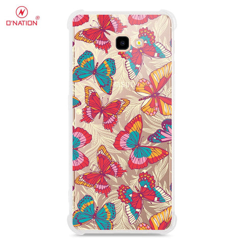 Samsung Galaxy J4 Plus Cover - O'Nation Butterfly Dreams Series - 9 Designs - Clear Phone Case - Soft Silicon Borders