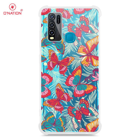 Vivo Y30 Cover - O'Nation Butterfly Dreams Series - 9 Designs - Clear Phone Case - Soft Silicon Borders