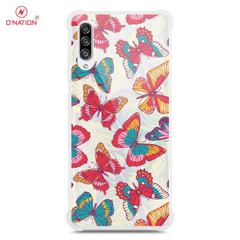 Samsung Galaxy A30s Cover - O'Nation Butterfly Dreams Series - 9 Designs - Clear Phone Case - Soft Silicon Borders
