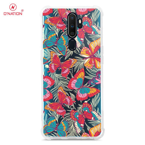 Oppo A9 2020 Cover - O'Nation Butterfly Dreams Series - 9 Designs - Clear Phone Case - Soft Silicon Borders