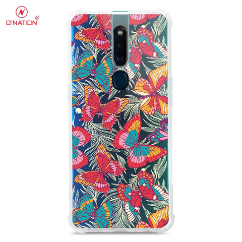 Oppo F11 Pro Cover - O'Nation Butterfly Dreams Series - 9 Designs - Clear Phone Case - Soft Silicon Borders