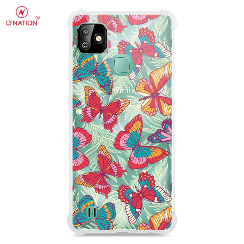 Infinix Smart HD 2021 Cover - O'Nation Butterfly Dreams Series - 9 Designs - Clear Phone Case - Soft Silicon Borders