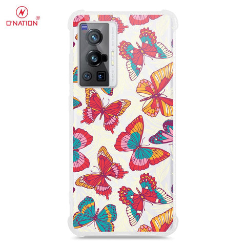 Vivo X70 Pro Cover - O'Nation Butterfly Dreams Series - 9 Designs - Clear Phone Case - Soft Silicon Borders