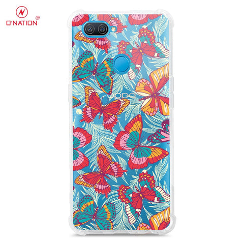 Oppo A12 Cover - O'Nation Butterfly Dreams Series - 9 Designs - Clear Phone Case - Soft Silicon Borders