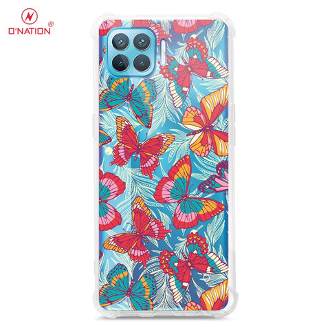 Oppo F17 Pro Cover - O'Nation Butterfly Dreams Series - 9 Designs - Clear Phone Case - Soft Silicon Borders