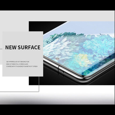 Samsung Galaxy S21 Ultra 5G Screen Protector - Black - Branded Premium 3D Full Glue Tempered Glass Protector With Easy Installation Tray Kit