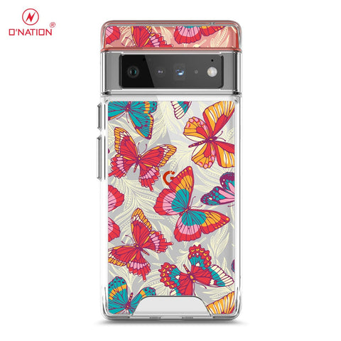 Google Pixel 6 Pro Cover - O'Nation Butterfly Dreams Series - 9 Designs - Clear Phone Case - Soft Silicon Borders