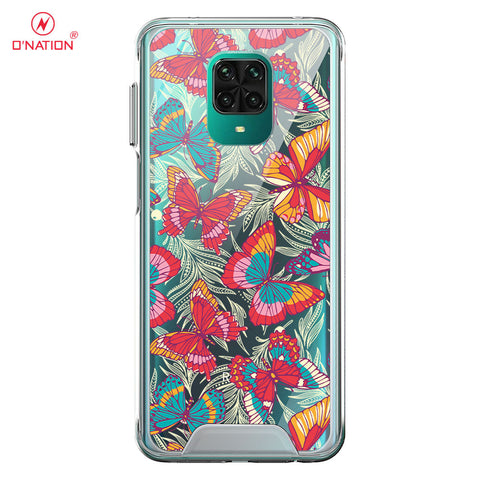 Xiaomi Redmi Note 9 Pro Cover - O'Nation Butterfly Dreams Series - 9 Designs - Clear Phone Case - Soft Silicon Borders