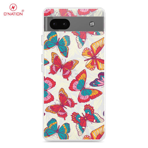 Google Pixel 6a Cover - O'Nation Butterfly Dreams Series - 9 Designs - Clear Phone Case - Soft Silicon Borders