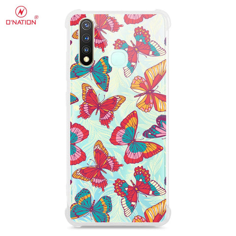 Vivo Y19 Cover - O'Nation Butterfly Dreams Series - 9 Designs - Clear Phone Case - Soft Silicon Borders