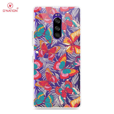 Sony Xperia XZ4 Cover - O'Nation Butterfly Dreams Series - 9 Designs - Clear Phone Case - Soft Silicon Borders