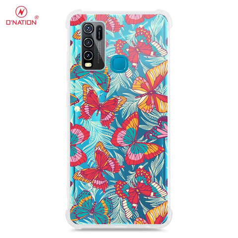 Vivo Y50 Cover - O'Nation Butterfly Dreams Series - 9 Designs - Clear Phone Case - Soft Silicon Borders