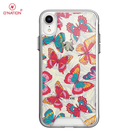 iPhone XR Cover - O'Nation Butterfly Dreams Series - 9 Designs - Clear Phone Case - Soft Silicon Borders U12