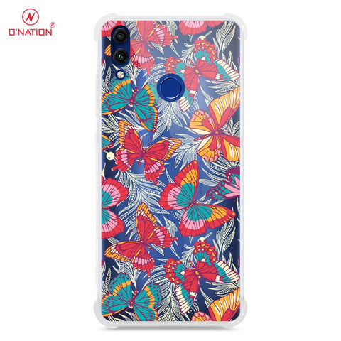 Huawei Honor 8c  Cover - O'Nation Butterfly Dreams Series - 9 Designs - Clear Phone Case - Soft Silicon Borders