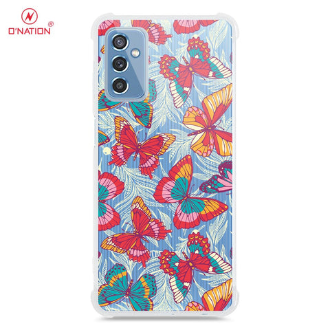 Samsung Galaxy M52 5G Cover - O'Nation Butterfly Dreams Series - 9 Designs - Clear Phone Case - Soft Silicon Borders