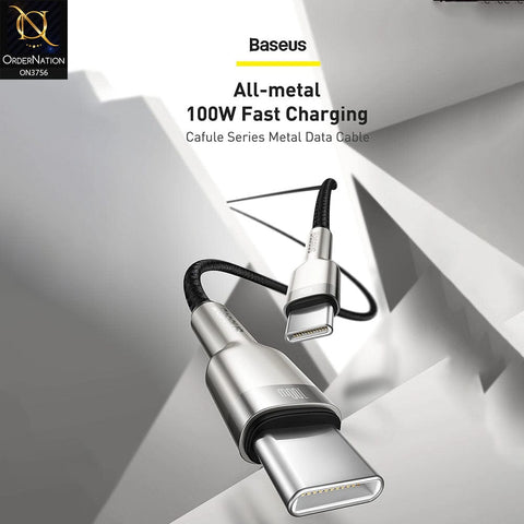 Baseus Cafule Series Metal Data Cable Type-C to Type-C 100W