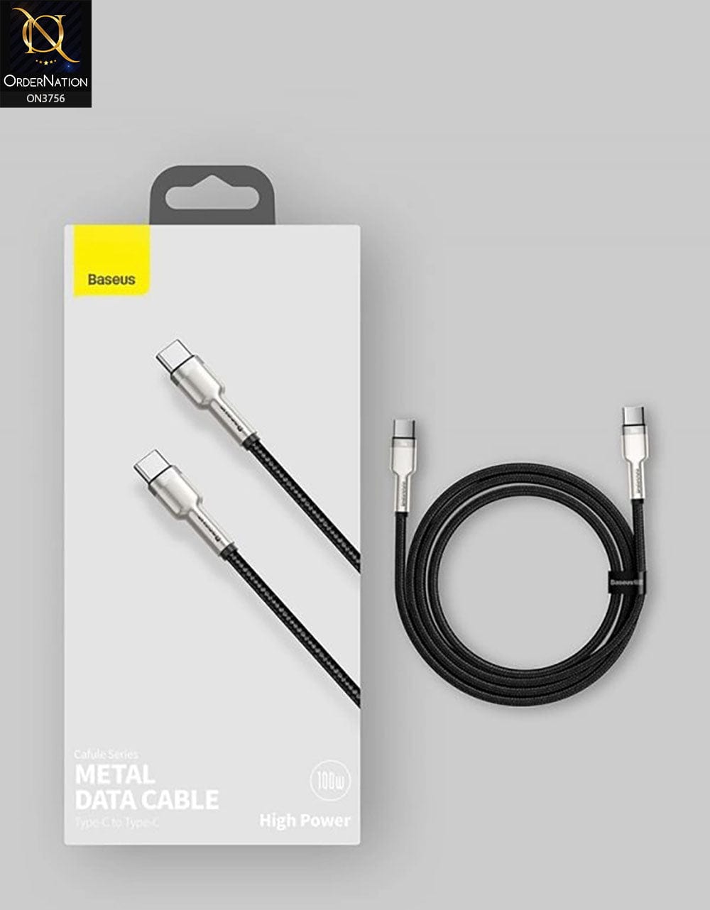 Baseus Cafule Series Metal Data Cable Type-C to Type-C 100W