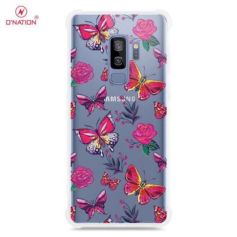 Samsung Galaxy S9 Plus Cover - O'Nation Butterfly Dreams Series - 9 Designs - Clear Phone Case - Soft Silicon Bordersx