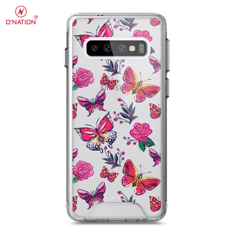 Samsung Galaxy S10 Cover - O'Nation Butterfly Dreams Series - 9 Designs - Clear Phone Case - Soft Silicon Bordersx