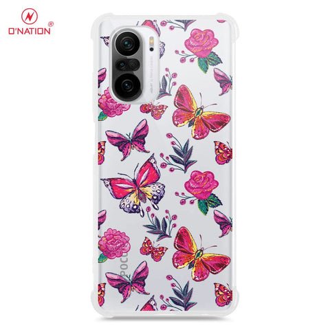 Xiaomi Poco F3 Cover - O'Nation Butterfly Dreams Series - 9 Designs - Clear Phone Case - Soft Silicon Borders