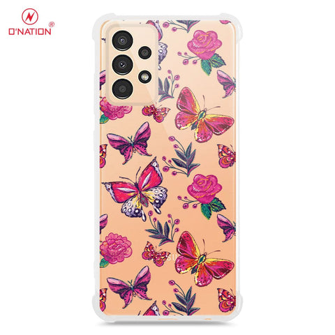 Samsung Galaxy A13 Cover - O'Nation Butterfly Dreams Series - 9 Designs - Clear Phone Case - Soft Silicon Borders