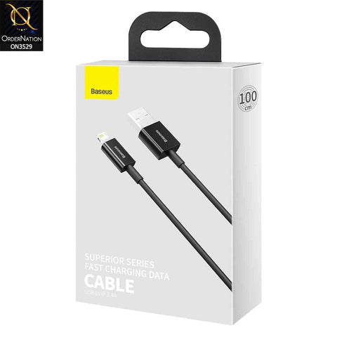 Baseus Superior Fast Charging iPhone Cable 2m 2.4A - Black