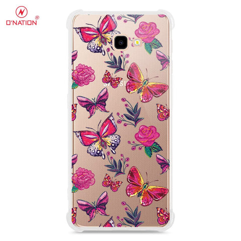 Samsung Galaxy J4 Plus Cover - O'Nation Butterfly Dreams Series - 9 Designs - Clear Phone Case - Soft Silicon Borders