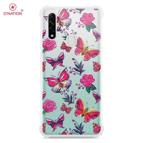 Oppo A31 Cover - O'Nation Butterfly Dreams Series - 9 Designs - Clear Phone Case - Soft Silicon Borders