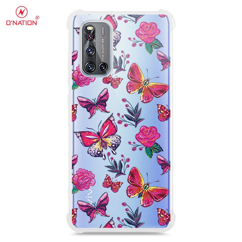 Vivo V19 Cover - O'Nation Butterfly Dreams Series - 9 Designs - Clear Phone Case - Soft Silicon Borders