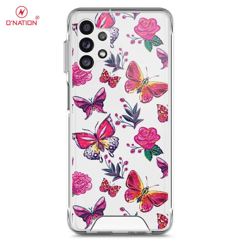 Samsung Galaxy A32 Cover - O'Nation Butterfly Dreams Series - 9 Designs - Clear Phone Case - Soft Silicon Borders