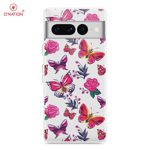 Google Pixel 7 Pro Cover - O'Nation Butterfly Dreams Series - 9 Designs - Clear Phone Case - Soft Silicon Borders